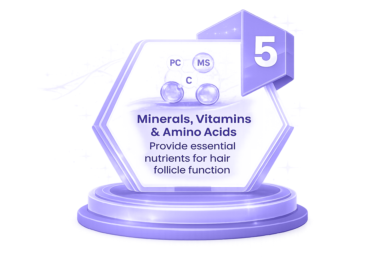 Minerals, Vitamins & Amino Acids – electrolytes, niacinamide, vitamin C, moisturizers